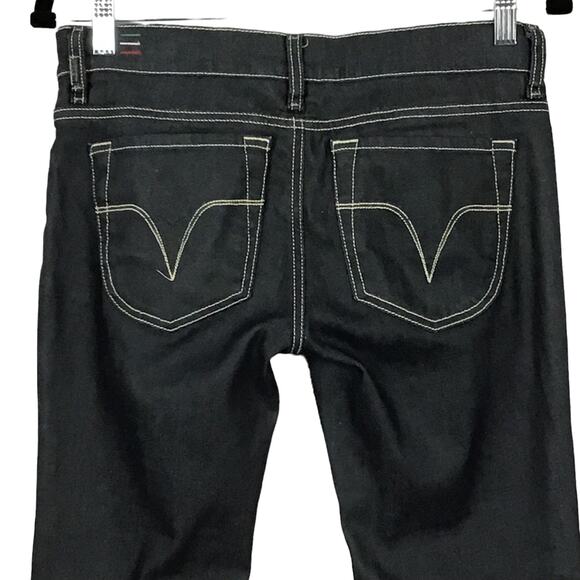 Diesel Jeans LIV Stretch Italian Super Dark Indigo Wash Skinny Slim Jeans sz 27 - Picture 7 of 15